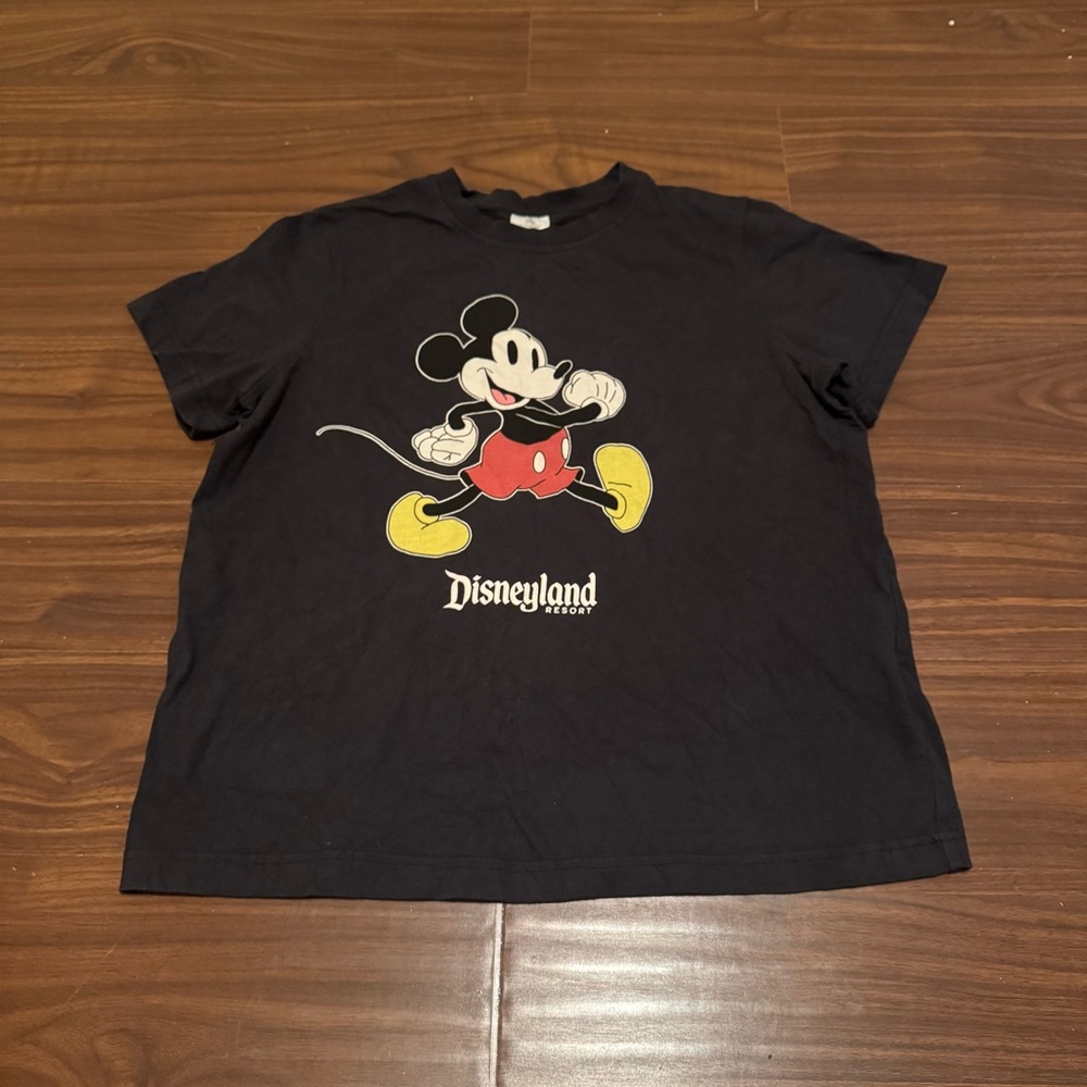 Disneyland resort Mickey Mouse Black T-Shirt XS